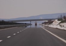 M60 autópálya a havazás után